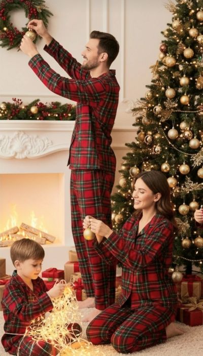 Set CADOU Bărbați Pijama,căciulă,ciorapi și papuci NOI - 110 Lei