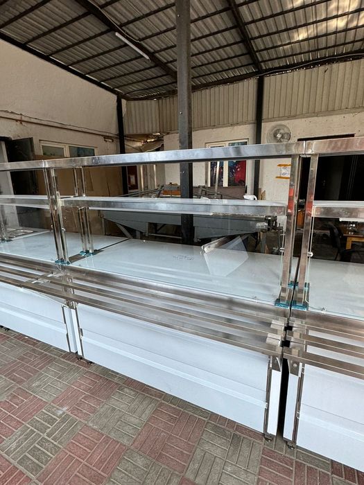 Линия раздачи мармит нейтральный стол кухонное оборудование