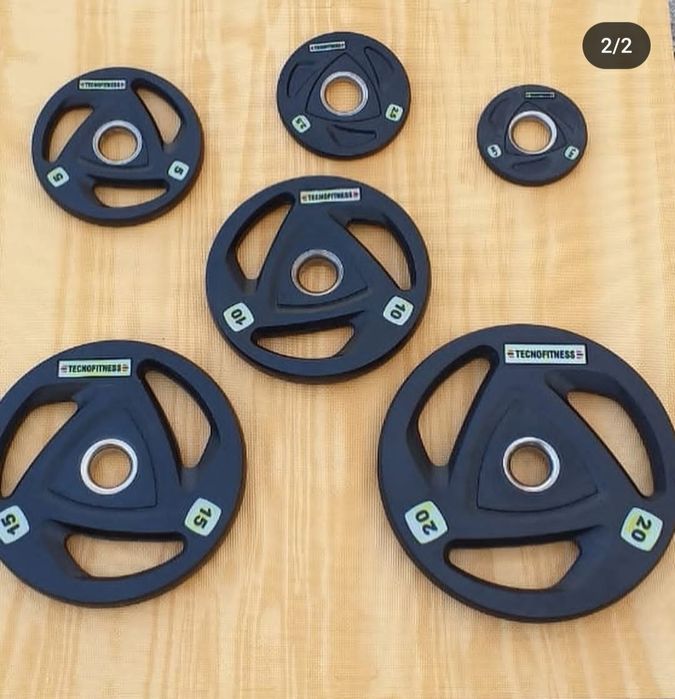 Блин для штанги резиновые от 2.5 кг до 25 кг