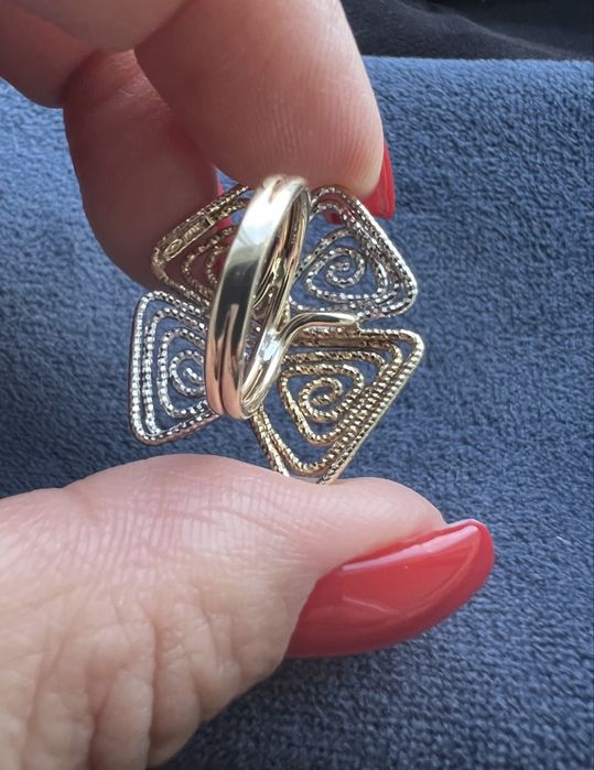 Кольцо золотое 585