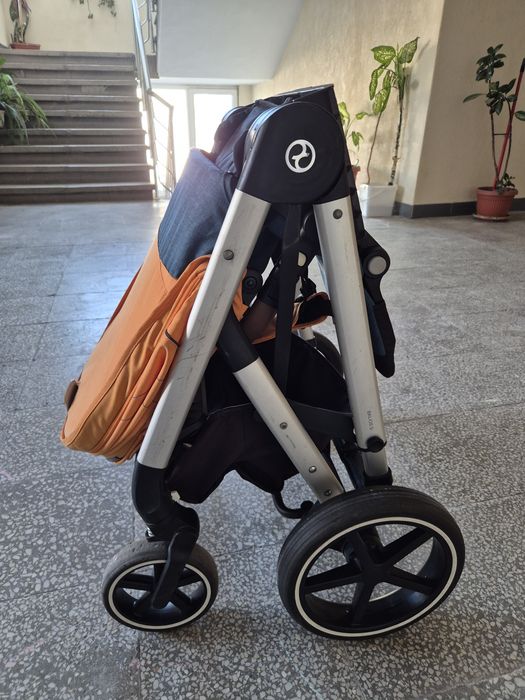 Детска количка Cybex  Balios S  с летен кош Tropical blue