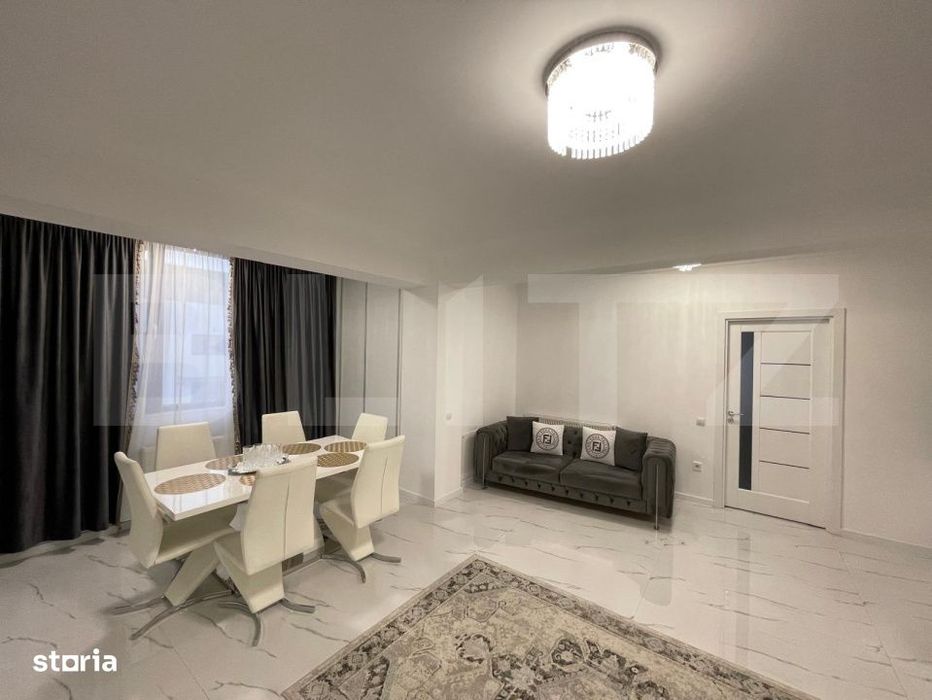 Apartament 3 camere, 2 bai, 64 mp, 2 parcari, intermediar, zona Terra