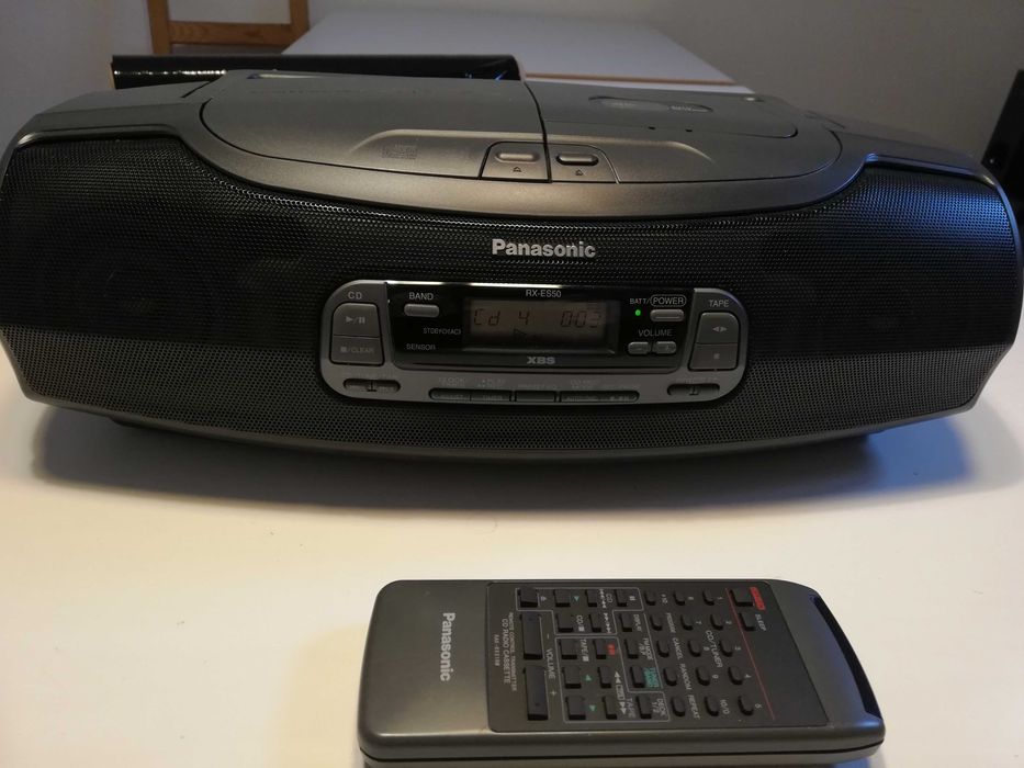 Boombox - Stereo Radio/CD/Cassette PANASONIC RX -ES50 cu telecomanda