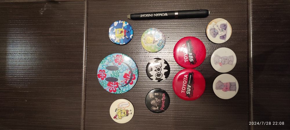 Значки детские 11 шт