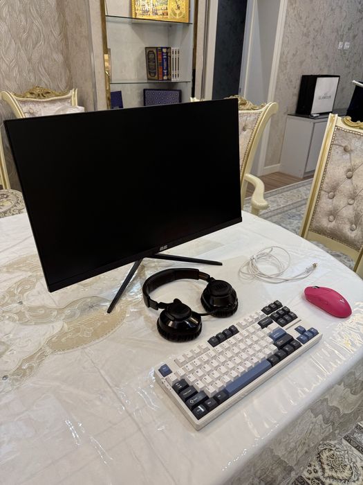 Монитор 2E 165 Hz, Full HD, 27’, Мех-я клавиатура, Rappo мышка, JBL н.