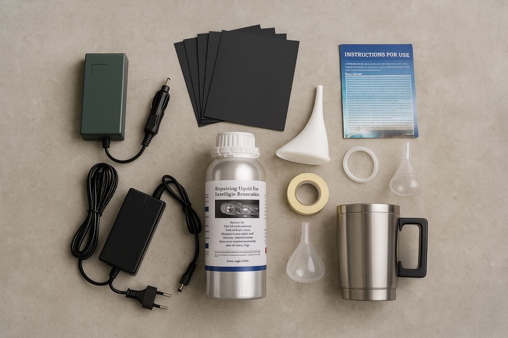 Ликвидация Комплект за Химическо Полиране на Фарове