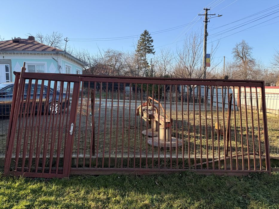 Vand poarta metalica culisantă si pietonală