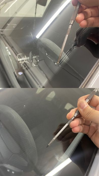 Ремонт трещин и лобового стекла