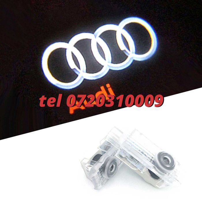 Proiectoare Logo Audi Portiera  Led Laser emblema sigla Holograma