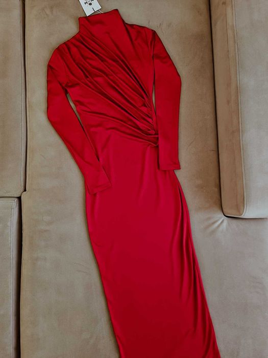 Платье со сборками Турция