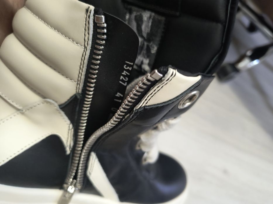 Rick Owens Geobaskets jumbo laces 41