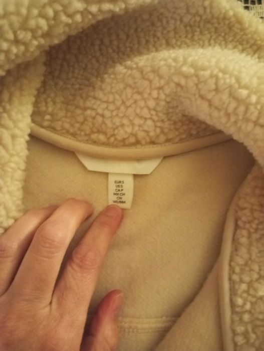 Чисто ново пухено есенно яке, H&M, размер S