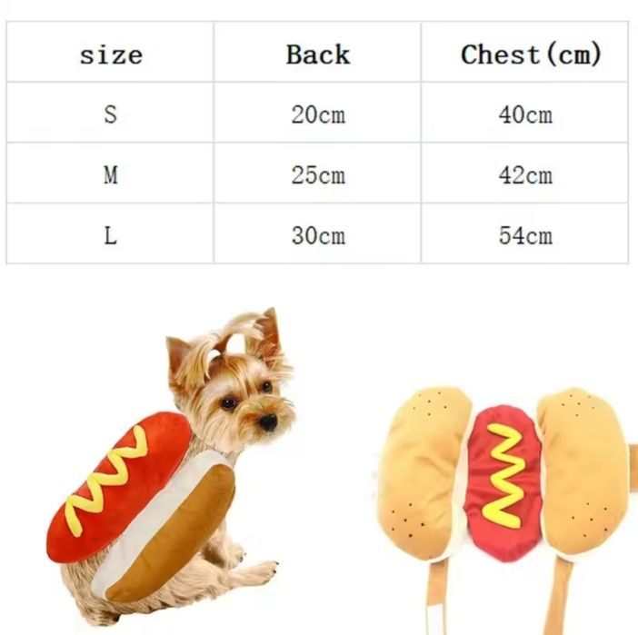 Vestimentatie catel Hot-Dog