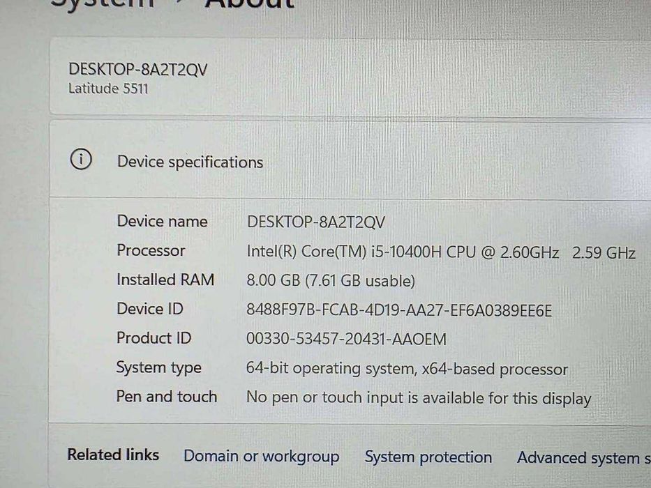 Dell Latitude 5511 - KLI.ro