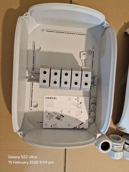 Cutie joncțiune HENSEL KF 5050 G KF5050G 355x255x122mm + 4x presetupe