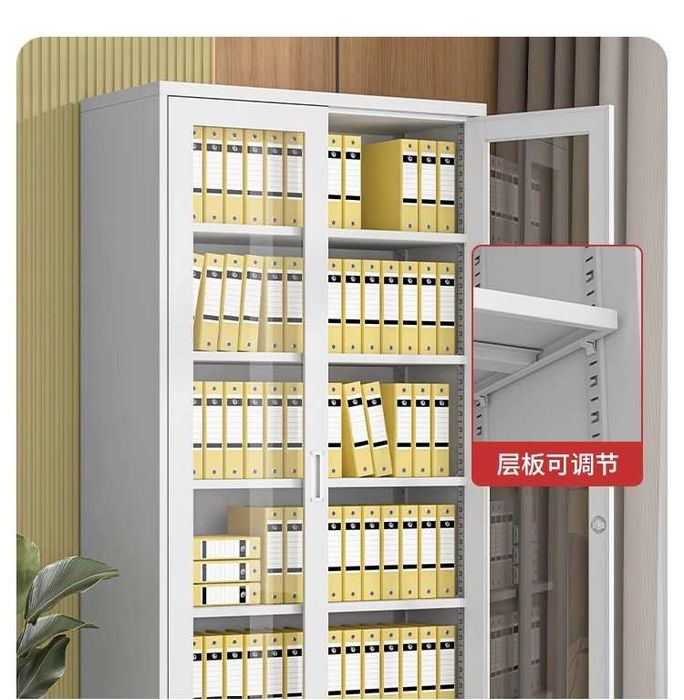 Hodimlar uchun qulay metall shkaf/Ofis uchun funksional shkaf