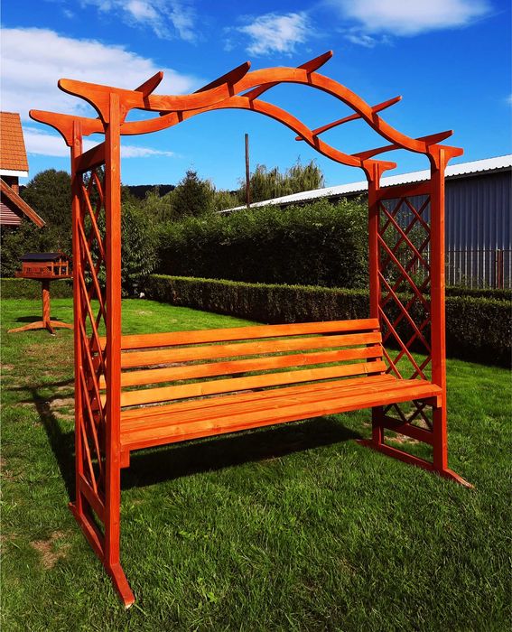 Pergola din lemn, 246 x 98 x 235 cm