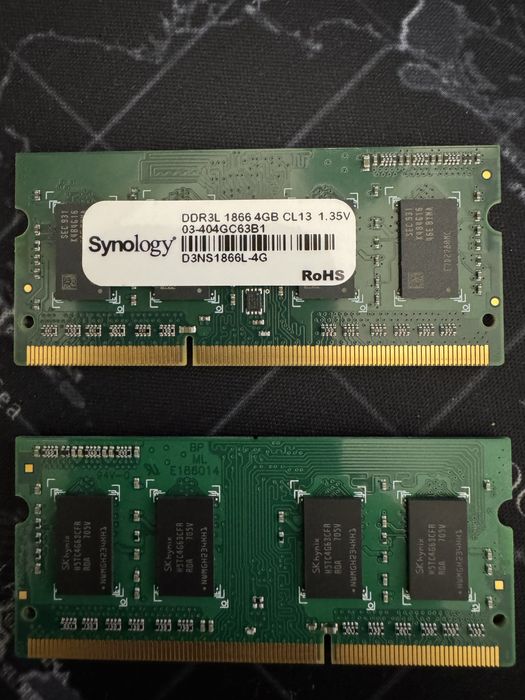 Memorie RAM Originală NAS Synology 2 x 4GB DDR3L 1866MHz