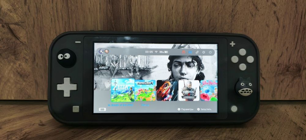 Nintendo switch lite прошитый 256гб