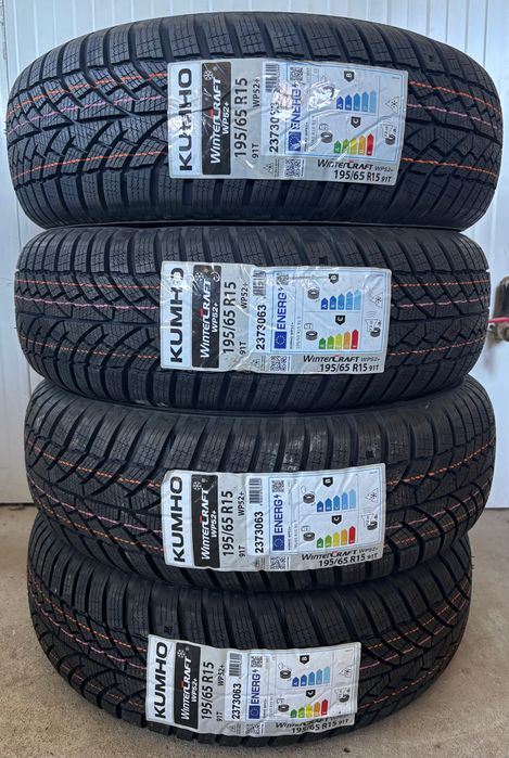 195/65/15 Kumho ЧИСТО НОВИ ЗИМНИ гуми