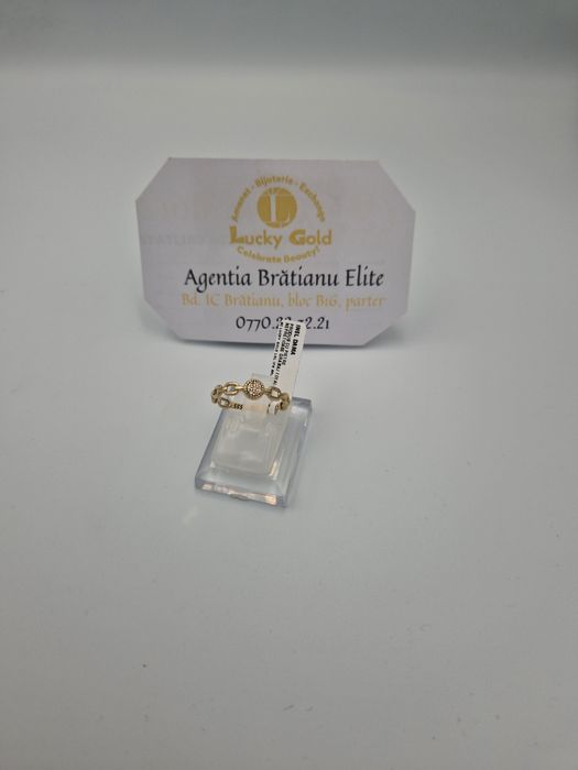 Inel Aur 14k mărimea 15 cod 25885 1.36gr