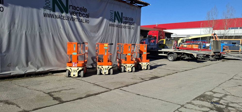 Nacela verticala electrica de vanzare JLG 1230ES 6m, an 2015, SECOND HAND latime 75cm, 850kg, 4800 euro