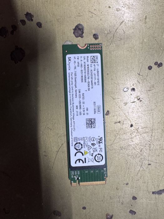 Ssd nvme 256gb. Samsung hynix