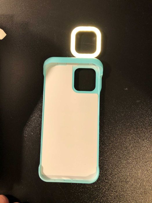 Husa selfie cover cu lumina Iphone 12 si Iphone 12 pro max