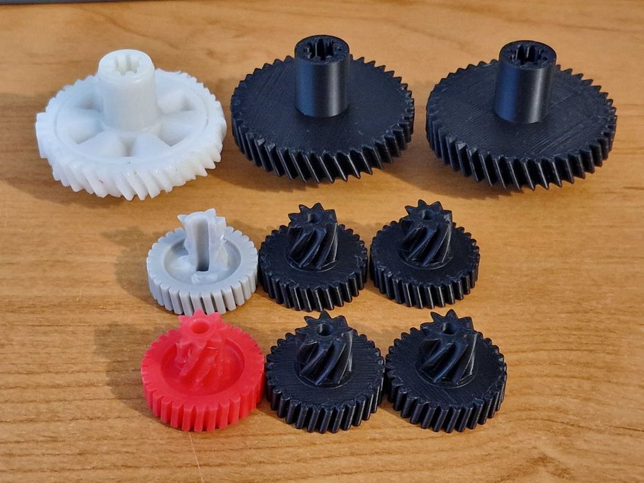 Зъбни колела, Резбови и Технически детайли - Изработка, Възстановяване