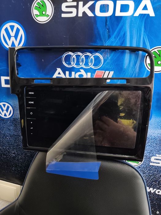 Display + Ramă Piano Black VW Golf 7 / Golf 7.5 OEM