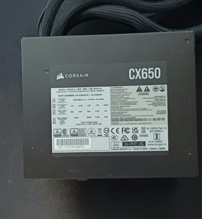 sursa corsair 650w 80+ bronze inca in garantie