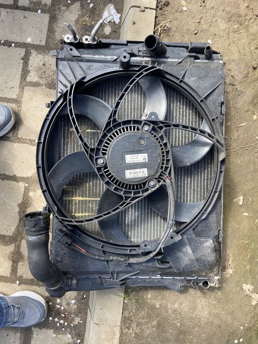 Electroventilator ventilator termocupla Bmw 320d E90 E91 cod 6937515