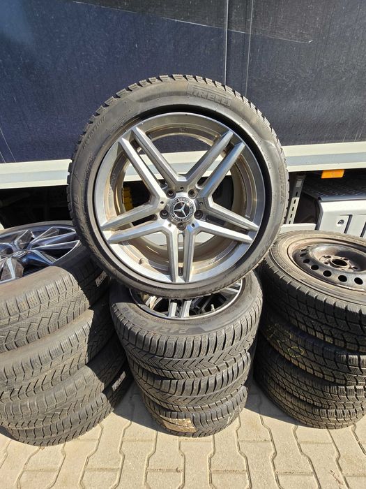 Jante Mercedes W213 E Class anvelope iarna 245 45 18 Pirelli 275 40 18