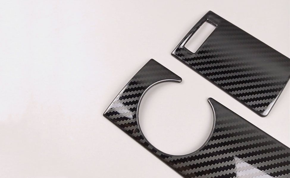 Ornamente fibra carbon rama cheie si ventilatie bord - Audi A6 (C6)