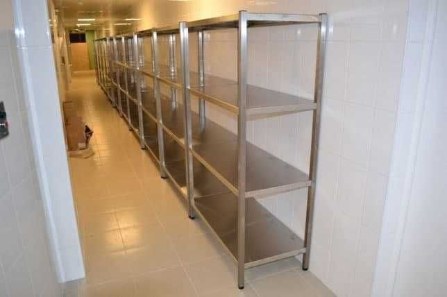 Стеллаж кухонный 4 полки.  нержавейка nerjaveyka tokcha