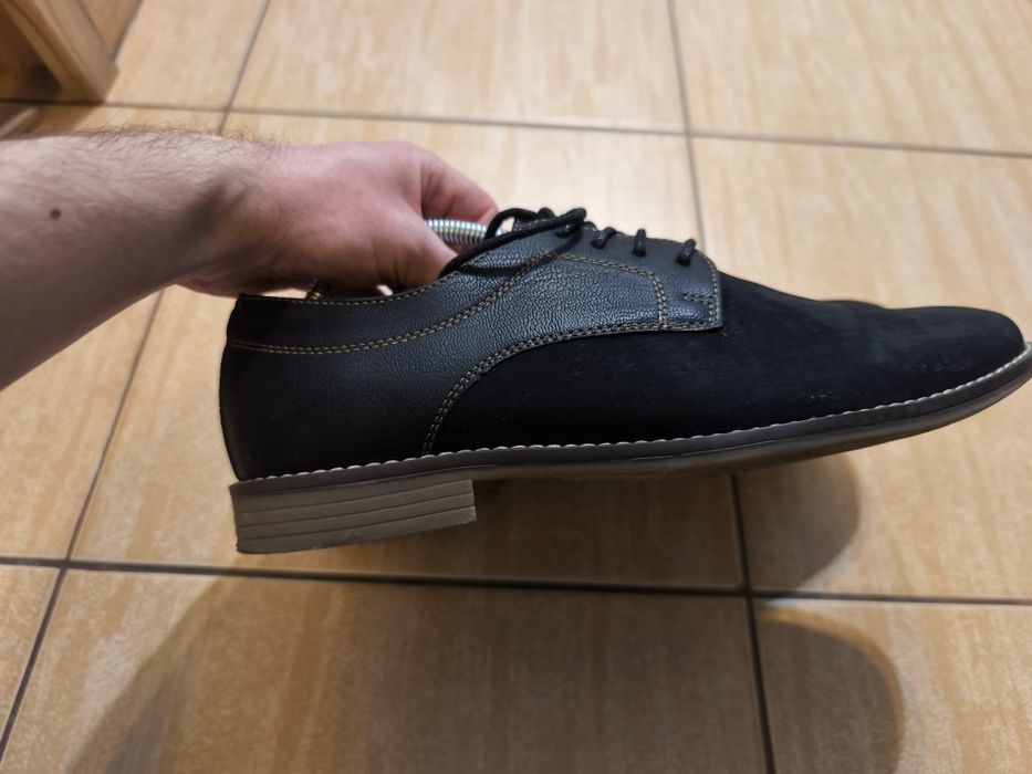 Pantofi piele intoarsa Ottimo Maro Inchis 41