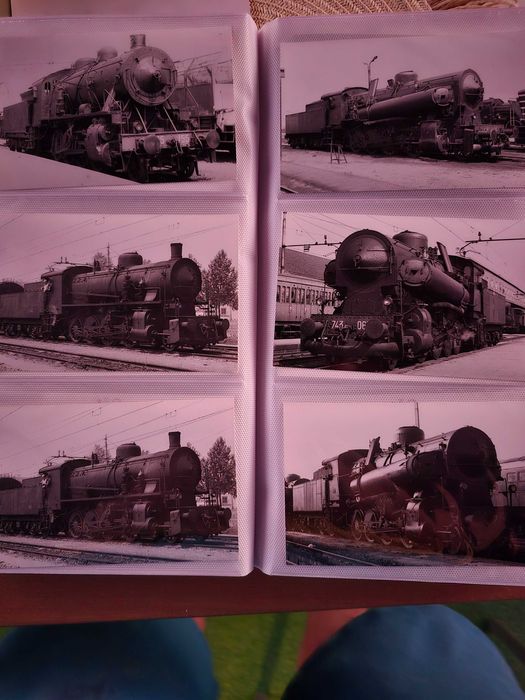 Locomotive cu abur, trenuri, vagoane...