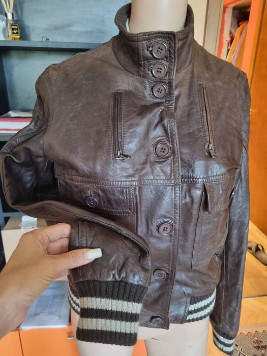 Дамско кожено яке, размер.S/M
