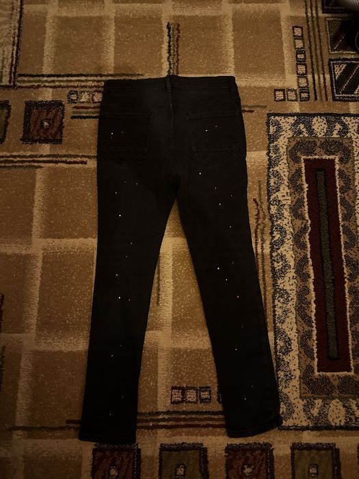 Blugi skinny negrii Shein