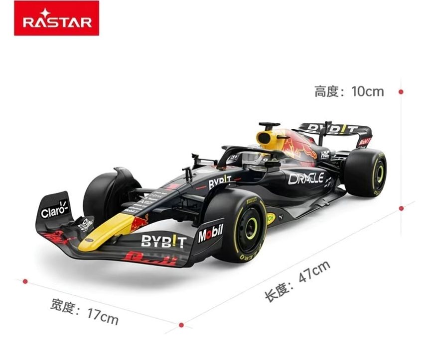 Модель болида Формула 1 Red Bull на пульте управления