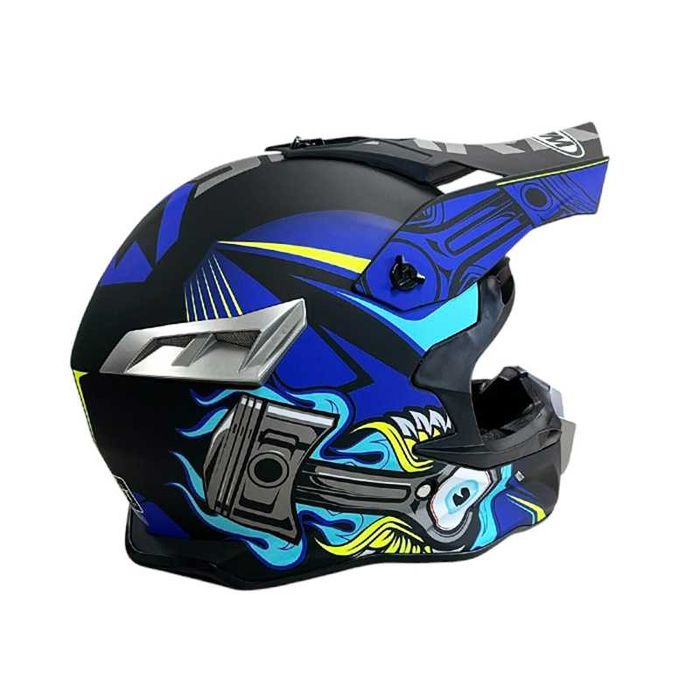 Кросова каска SPARK, Full Face, DOT, Размер: S; M; L; XL - Вело, Мото