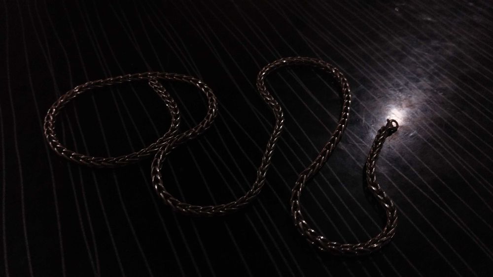 Серебряная цепочка Kumush tros ручной работы 925 проба