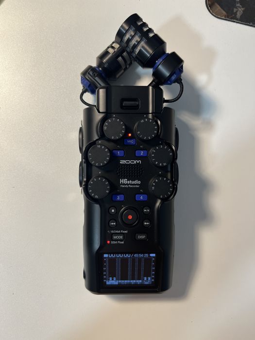 Recorder zoom h6 studio handy recorder