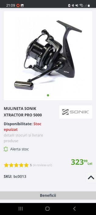 Set 2 mulinete feeder sonik x tractor pro 5000