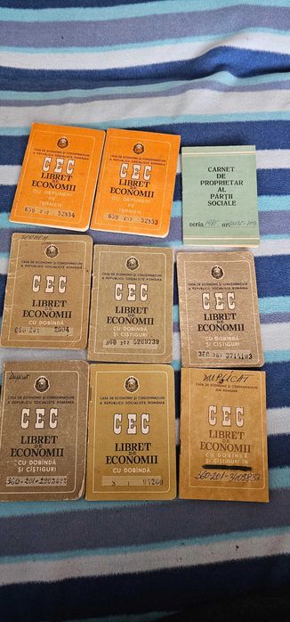carnet cec vechi economii carnet elev bilete tren vechi toate