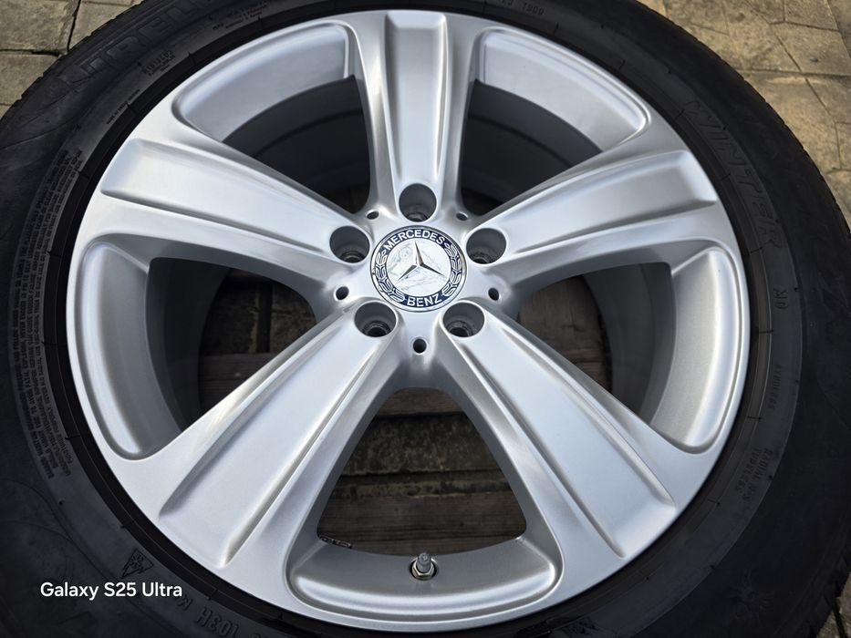 Лети джанти 18ки 5х112 Mercedes + зимни гуми 235/60/18 Pirelli