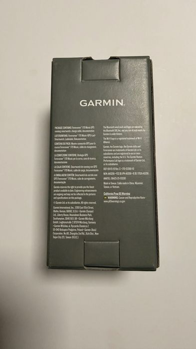 Garmin Forerunner 170 Music 43 mm – Black/Yellow
