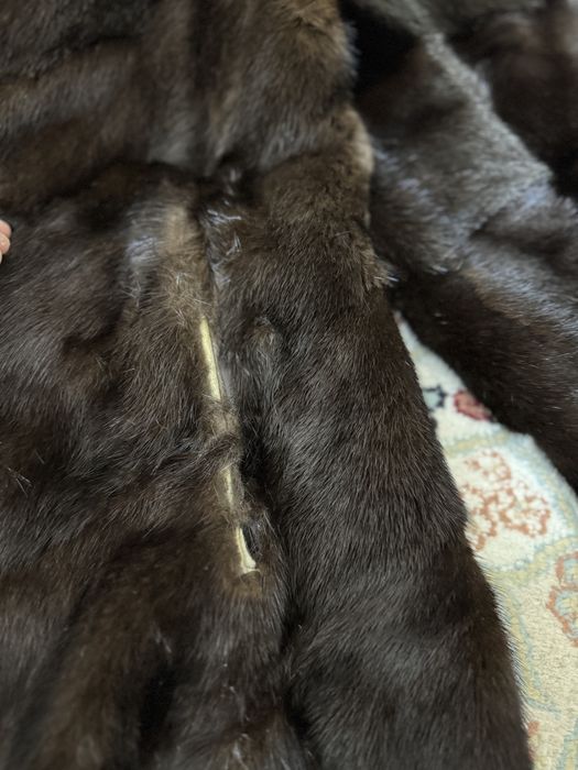 Шуба из натуральной норки