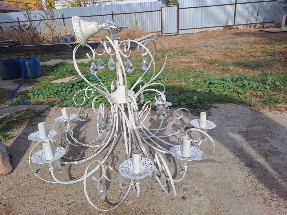 Люстра и бра б/у