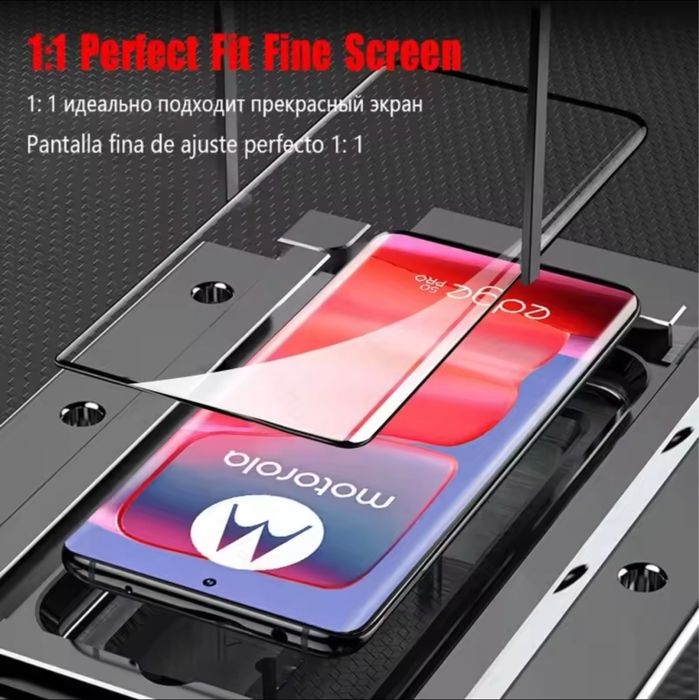 Folie sticla curbata 5D FULL GLUE Motorola Edge 50 Pro / Edge 50 Ultra